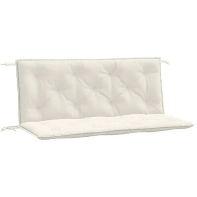 vidaXL Tuinbankkussens - Melange crème - 120x50x7 cm - Tuinbankkussens vidaXL Tuinbankkussens - Melange crème - 120x50x7 cm - Tuinbankkussens