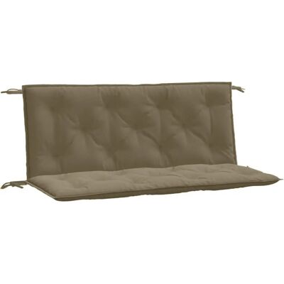vidaXL Tuinbankkussens - melange taupe 120x50x7 cm stof vidaXL Tuinbankkussens - melange taupe 120x50x7 cm stof