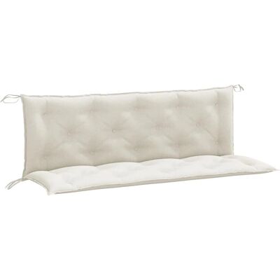 vidaXL Tuinbankkussens - Melange crème - 150x50x7 cm - Tuinbankkussens vidaXL Tuinbankkussens - Melange crème - 150x50x7 cm - Tuinbankkussens