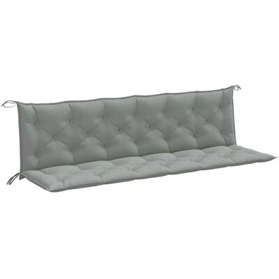 vidaXL Tuinbankkussens - Set van 2, Lichtgrijs, 200x50x7 cm - Tuinbankkussens vidaXL Tuinbankkussens - Set van 2, Lichtgrijs, 200x50x7 cm - Tuinbankkussens