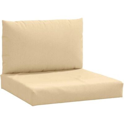 vidaXL Sofa-Mittelstück - Beiges Palettenkissen-Set vidaXL Sofa-Mittelstück - Beiges Palettenkissen-Set