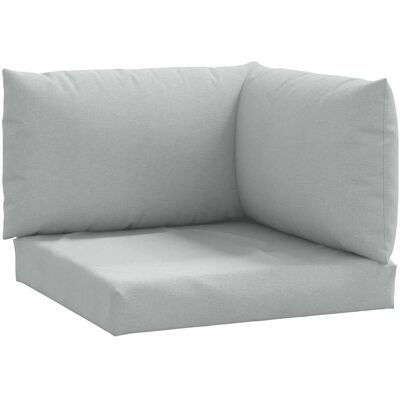 vidaXL Palletkussens - 3 stuks. Lichtgrijs stof - Pallet cushions vidaXL Palletkussens - 3 stuks. Lichtgrijs stof - Pallet cushions