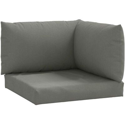 vidaXL Palletkussens Set - Gemêleerd Donkergrijs - Pallet cushions vidaXL Palletkussens Set - Gemêleerd Donkergrijs - Pallet cushions
