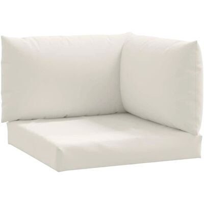 vidaXL Palletkussens - Crème - 3 stuks - Binnen & buiten vidaXL Palletkussens - Crème - 3 stuks - Binnen & buiten