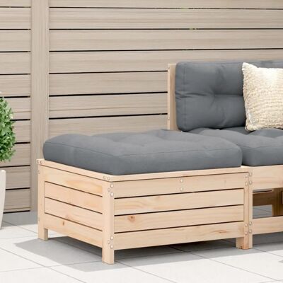 vidaXL Gartensofa Mit Armlehne Und Kissen - Kiefer Holz - Außen vidaXL Gartensofa Mit Armlehne Und Kissen - Kiefer Holz - Außen