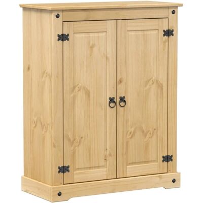 vidaxl Armario de vino - Madera de pino maciza - Estilo rústico vidaxl Armario de vino - Madera de pino maciza - Estilo rústico