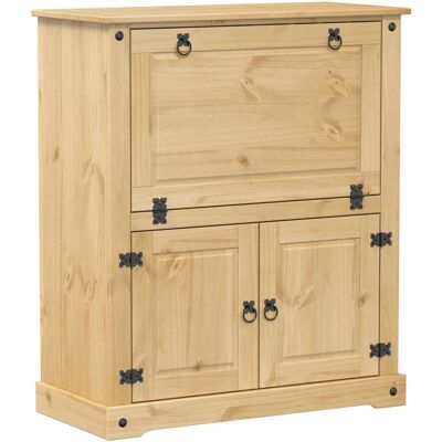 vidaXL Weinschrank Corona 97x45x114 cm Massives Kiefernholz - Weinschrank vidaXL Weinschrank Corona 97x45x114 cm Massives Kiefernholz - Weinschrank