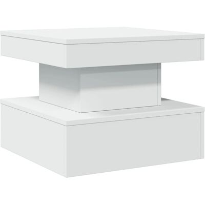 vidaXL Witte 50x50x40 cm LED Salontafel vidaXL Witte 50x50x40 cm LED Salontafel