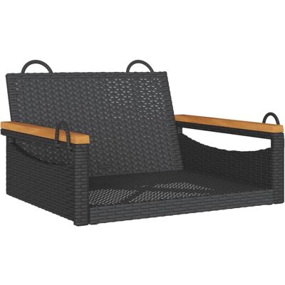 vidaXL Hängesessel Schwarz 63x62x40 cm Outdoor vidaXL Hängesessel Schwarz 63x62x40 cm Outdoor
