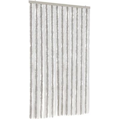 vidaXL Lichtgrijze en witte vliegengordijn - Insectenwering voor huis vidaXL Lichtgrijze en witte vliegengordijn - Insectenwering voor huis