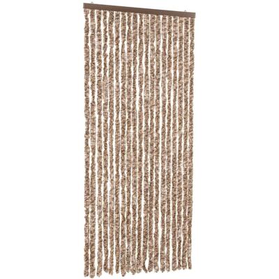 Ride moustiquaire vidaXL Beige et Marron Foncé 56x200 cm Chenille - ride moustiquaire - Publicité Ride moustiquaire vidaXL Beige et Marron Foncé 56x200 cm Chenille - ride moustiquaire - Publicité