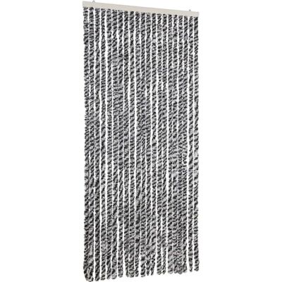 vidaXL Rideau Anti-Insectes Gris, Noir & Blanc - Moustiquaire 90x200cm - Publicité vidaXL Rideau Anti-Insectes Gris, Noir & Blanc - Moustiquaire 90x200cm - Publicité