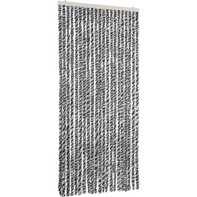 vidaXL Fly Curtain Fly Screen Grey, Black & White - 90x220 cm - Fly Curtain vidaXL Fly Curtain Fly Screen Grey, Black & White - 90x220 cm - Fly Curtain