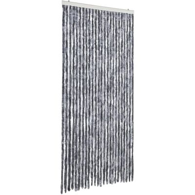 vidaXL Cortina Antimoscas Plateada 100x230 cm Chenille - Colgador insectos vidaXL Cortina Antimoscas Plateada 100x230 cm Chenille - Colgador insectos