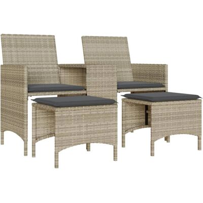 vidaXL Meble Ogrodowe - Wytrzymały PE-rattan, Zdejmowane Poduszki, Wodoszczelne - Meble Ogrodowe vidaXL Meble Ogrodowe - Wytrzymały PE-rattan, Zdejmowane Poduszki, Wodoszczelne - Meble Ogrodowe