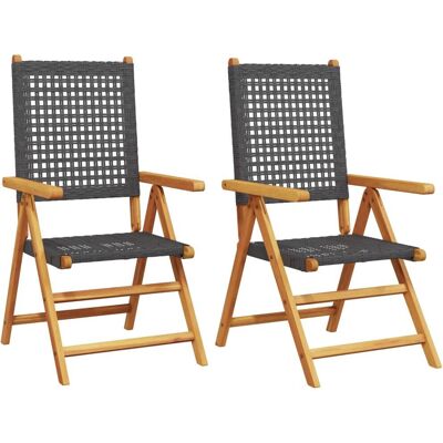 vidaXL Acaciahouten Tuinstoel Set - Weerbestendig Tuinmeubilair vidaXL Acaciahouten Tuinstoel Set - Weerbestendig Tuinmeubilair
