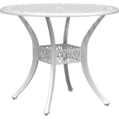 vidaXL Weißer Gartentisch - Outdoortisch vidaXL Weißer Gartentisch - Outdoortisch