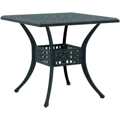 vidaXL Gartentisch Grün 80x80x75 cm Gussaluminium - Gartentisch vidaXL Gartentisch Grün 80x80x75 cm Gussaluminium - Gartentisch