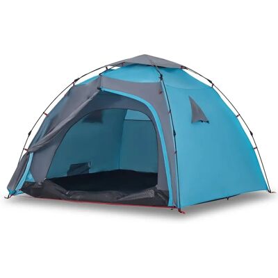 vidaXL Kuppelzelt für 4 Personen Blau Schnellverschluss vidaXL Kuppelzelt für 4 Personen Blau Schnellverschluss