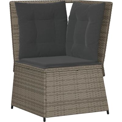 VidaXL Gartensofa - Verstellbarer Liegestuhl mit Kissen VidaXL Gartensofa - Verstellbarer Liegestuhl mit Kissen