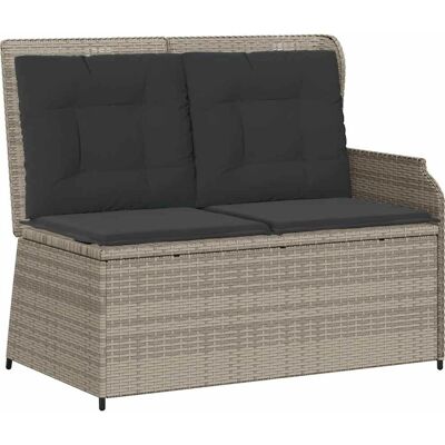 vidaXL Garten-Sofa - Verstellbarer Gartenlehner mit Kissen vidaXL Garten-Sofa - Verstellbarer Gartenlehner mit Kissen