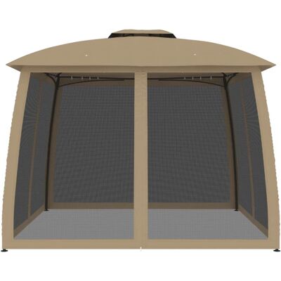 vidaXL Ogrodowy pawilon z Dwiema Dachami i Siatkami 2,93x2,93 m Stal - Zadaszenie na Zewnątrz vidaXL Ogrodowy pawilon z Dwiema Dachami i Siatkami 2,93x2,93 m Stal - Zadaszenie na Zewnątrz