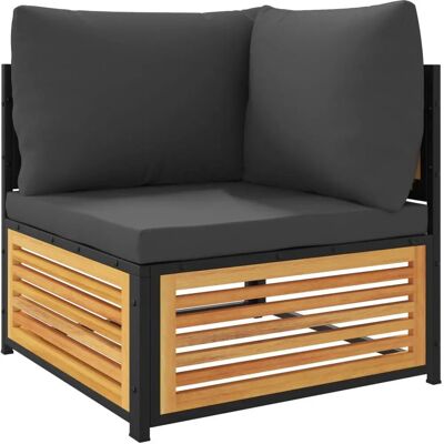 vidaXL Outdoor Sofa - Wetterfest, Modulares Design, Akazienholz vidaXL Outdoor Sofa - Wetterfest, Modulares Design, Akazienholz