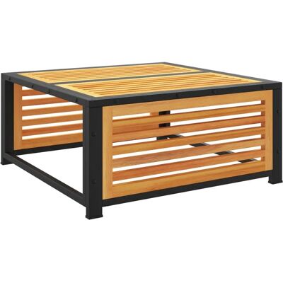 vidaXL Gartentisch Mit Hocker Massivholz Akazie - Gartentisch vidaXL Gartentisch Mit Hocker Massivholz Akazie - Gartentisch