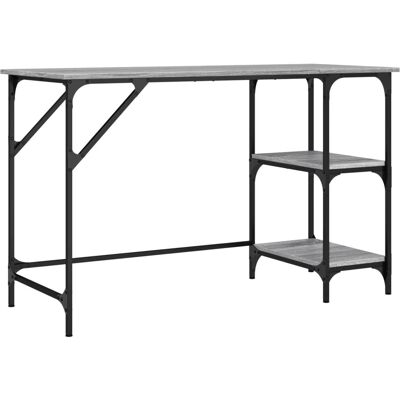 vidaXL 845324 Bureau - Grijs Sonoma - 120x50x75cm vidaXL 845324 Bureau - Grijs Sonoma - 120x50x75cm