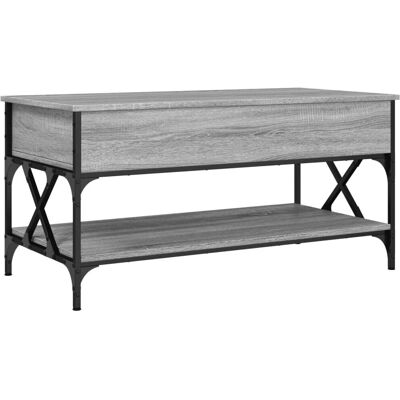 vidaXL 845359 Grijze Sonoma Salontafel vidaXL 845359 Grijze Sonoma Salontafel