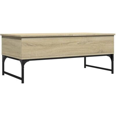 vidaXL 845377 Sonoma Eiken Salontafel - Woonkamermeubel vidaXL 845377 Sonoma Eiken Salontafel - Woonkamermeubel