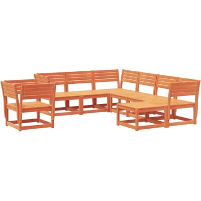 vidaXL Ulkokalustesarja - Tyylikästä mäntypuuta - Modulaarinen vidaXL Ulkokalustesarja - Tyylikästä mäntypuuta - Modulaarinen