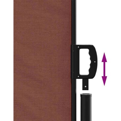 vidaXL Tente Latérale Retractable - 120x300 cm - Marron - Publicité vidaXL Tente Latérale Retractable - 120x300 cm - Marron - Publicité