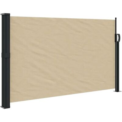 vidaXL Seitenausziehmarkise Beige 120x300 cm - Outdoor Sichtschutz vidaXL Seitenausziehmarkise Beige 120x300 cm - Outdoor Sichtschutz