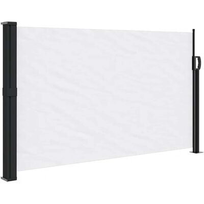 vidaXL Seitenmarkise Ausziehbar Weiß 120x300 cm - Seitenmarkise vidaXL Seitenmarkise Ausziehbar Weiß 120x300 cm - Seitenmarkise