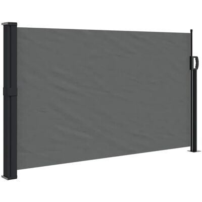 vidaXL Ausziehbares Seiten-Markise Außen-Privatsphäre-Bildschirm Anthrazit 120x300 cm vidaXL Ausziehbares Seiten-Markise Außen-Privatsphäre-Bildschirm Anthrazit 120x300 cm