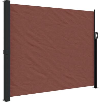 vidaXL Toldo lateral retráctil de jardín marrón 160x300 cm vidaXL Toldo lateral retráctil de jardín marrón 160x300 cm