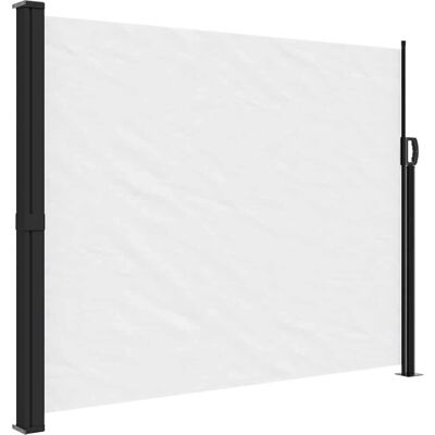 vidaXL 160x300cm Hvid Udmækkelig Sidemarkise - Side Markise vidaXL 160x300cm Hvid Udmækkelig Sidemarkise - Side Markise