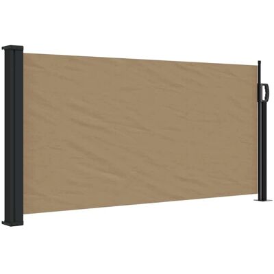 vidaXL 100 x 500 cm Taupe Udendørs Side Skærm - Side Udendørs Skærm vidaXL 100 x 500 cm Taupe Udendørs Side Skærm - Side Udendørs Skærm