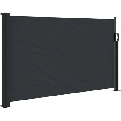 vidaXL Seitenmarkise Ausziehbar - Schwarz - 120 x 500 cm - Privatsphäre vidaXL Seitenmarkise Ausziehbar - Schwarz - 120 x 500 cm - Privatsphäre