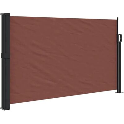 vidaXL Toldo Laterales Retráctil - 120x500 cm - Marrón vidaXL Toldo Laterales Retráctil - 120x500 cm - Marrón