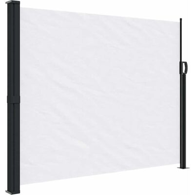 vidaXL Seitenauszugmarkise Weiß 160x600 cm - Outdoor Sichtschutz vidaXL Seitenauszugmarkise Weiß 160x600 cm - Outdoor Sichtschutz