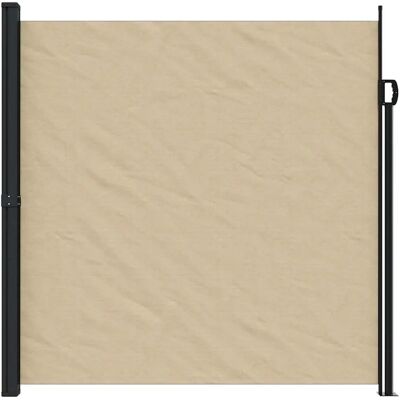vidaXL Toldo lateral retráctil Beige 200x600 cm - Toldo lateral vidaXL Toldo lateral retráctil Beige 200x600 cm - Toldo lateral