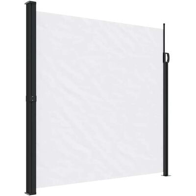 vidaXL Seitenmarkise Ausziehbar Weiß 200x600 cm - Outdoor Sichtschutz vidaXL Seitenmarkise Ausziehbar Weiß 200x600 cm - Outdoor Sichtschutz