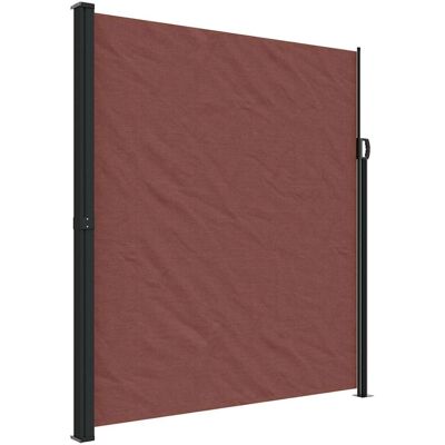 vidaXL Toldo Lateral Retráctil - 220x600 cm - Marrón - Sombrilla vidaXL Toldo Lateral Retráctil - 220x600 cm - Marrón - Sombrilla