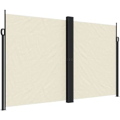vidaXL Seitenmarkise Ausziehbar Creme 200x600 cm vidaXL Seitenmarkise Ausziehbar Creme 200x600 cm