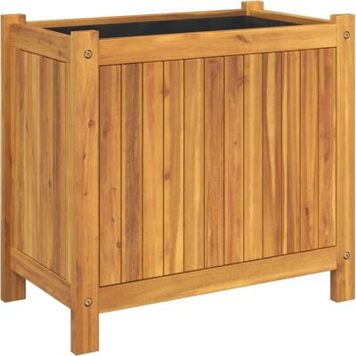vidaXL Pflanzkübel - Massiv Akazie Holz Garten Blumentopf vidaXL Pflanzkübel - Massiv Akazie Holz Garten Blumentopf