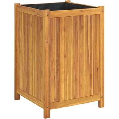vidaXL Garden Planter - 50x50x75 cm - Solid Acacia Wood vidaXL Garden Planter - 50x50x75 cm - Solid Acacia Wood