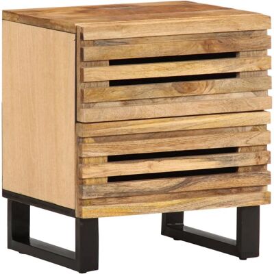 vidaXL Yöpöytä 40x34x46 cm Massiivinen mangopuuvarsi - Yöpöytä vidaXL Yöpöytä 40x34x46 cm Massiivinen mangopuuvarsi - Yöpöytä