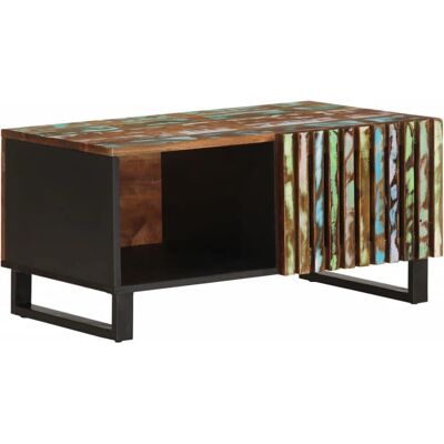 vidaXL Massive Akazienholz Couchtisch - 80x51x40 cm - Vielzweck vidaXL Massive Akazienholz Couchtisch - 80x51x40 cm - Vielzweck